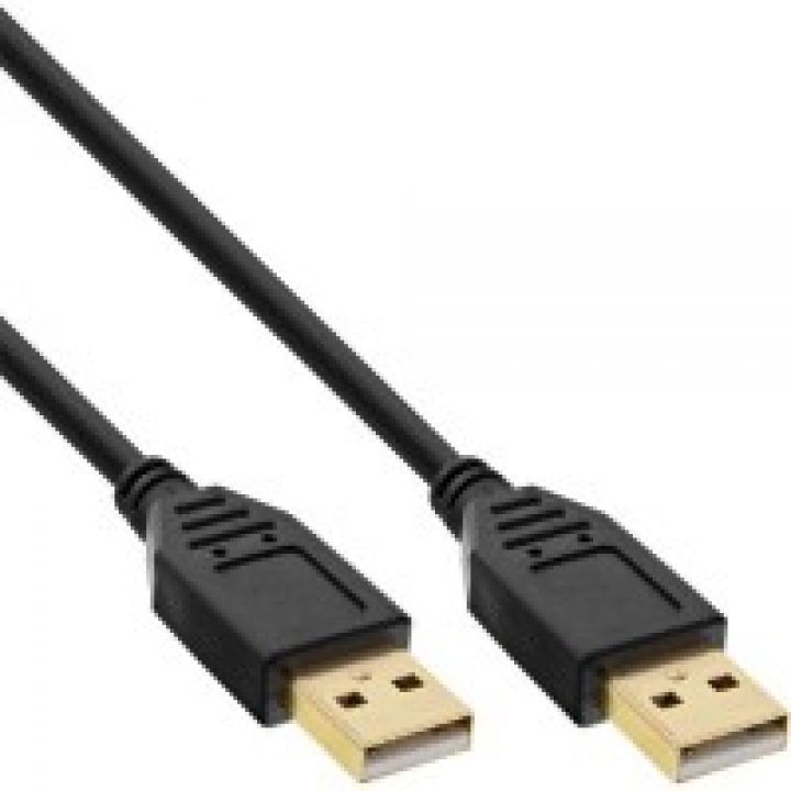 Greenconnect PRO USB 2.0 AM-AM Black,-0.3m