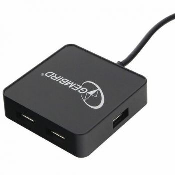 Хаб USB Gembird 4 Ports UHB-242 USB 2.0 Black