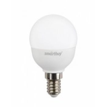Светодиодная лампа Smartbuy P45 5W 220V E14  4000K шар матовый