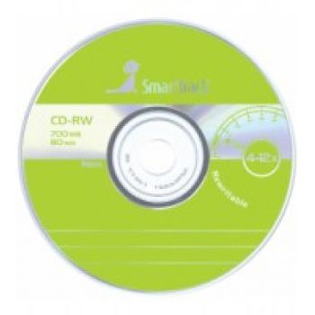 Диск Smart Track CD-RW 700  4-12х Slim