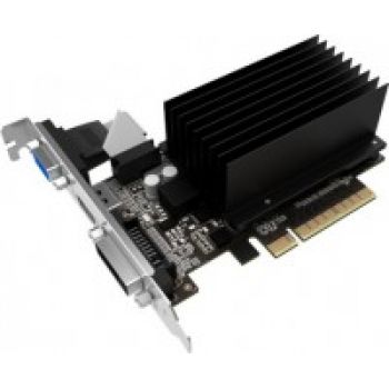Видеокарта Palit GeForce® GT 730, PA-GT730K-1GD3H, 1ГБ, GDDR3, DVI, HDMI, VGA, 64-бит, Retail