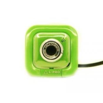 Веб-камера L-PRO 917.1403    микрофон до 16МР  green